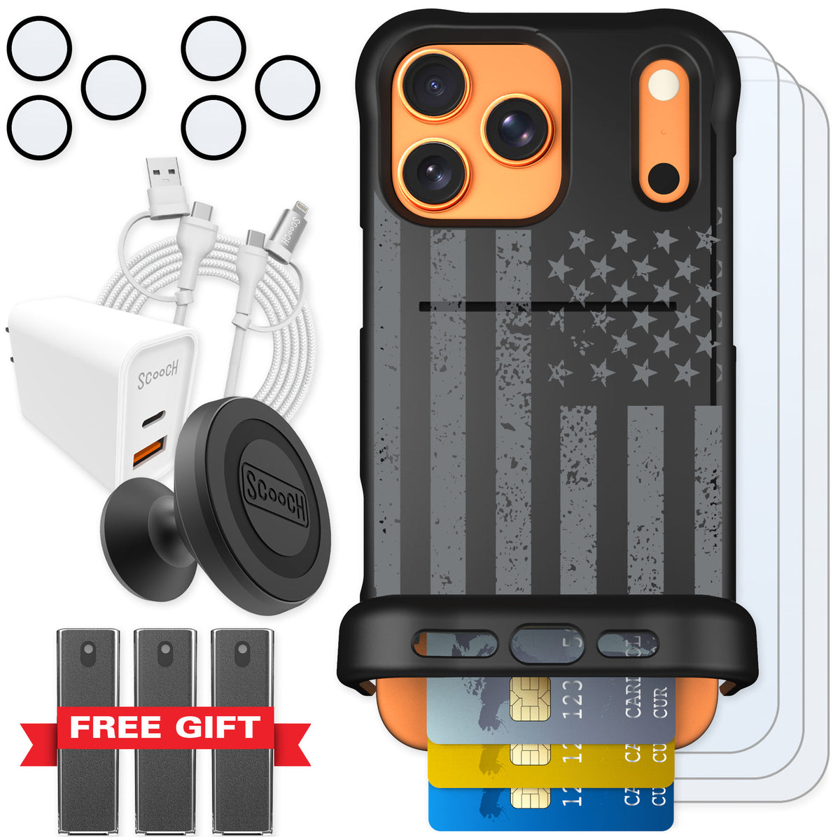 Scooch Wingmate Weathered Glory for iPhone 17 Pro Max β Ultimate Bundle
