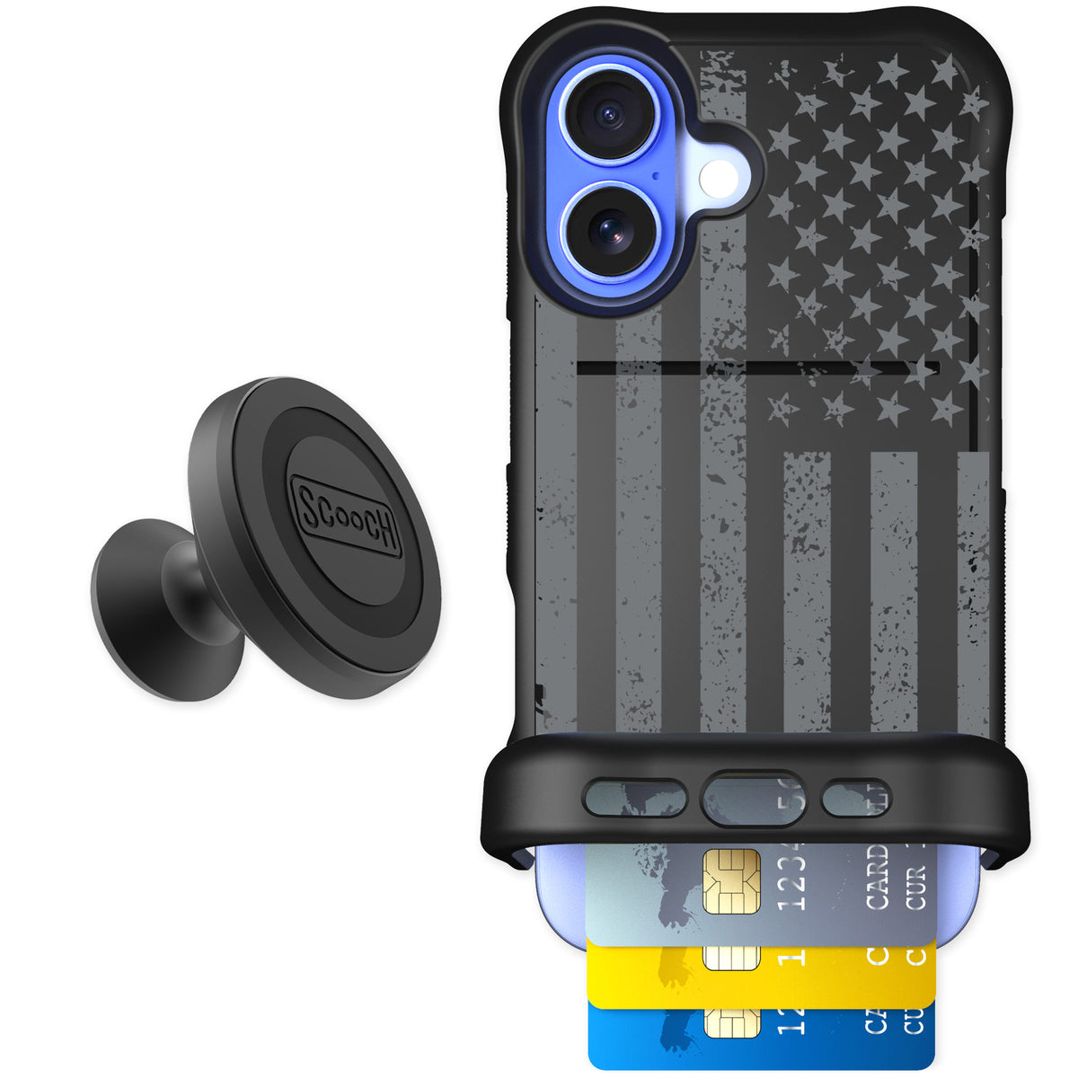 Scooch Wingmate Weathered Glory for iPhone 16 β Starter Bundle