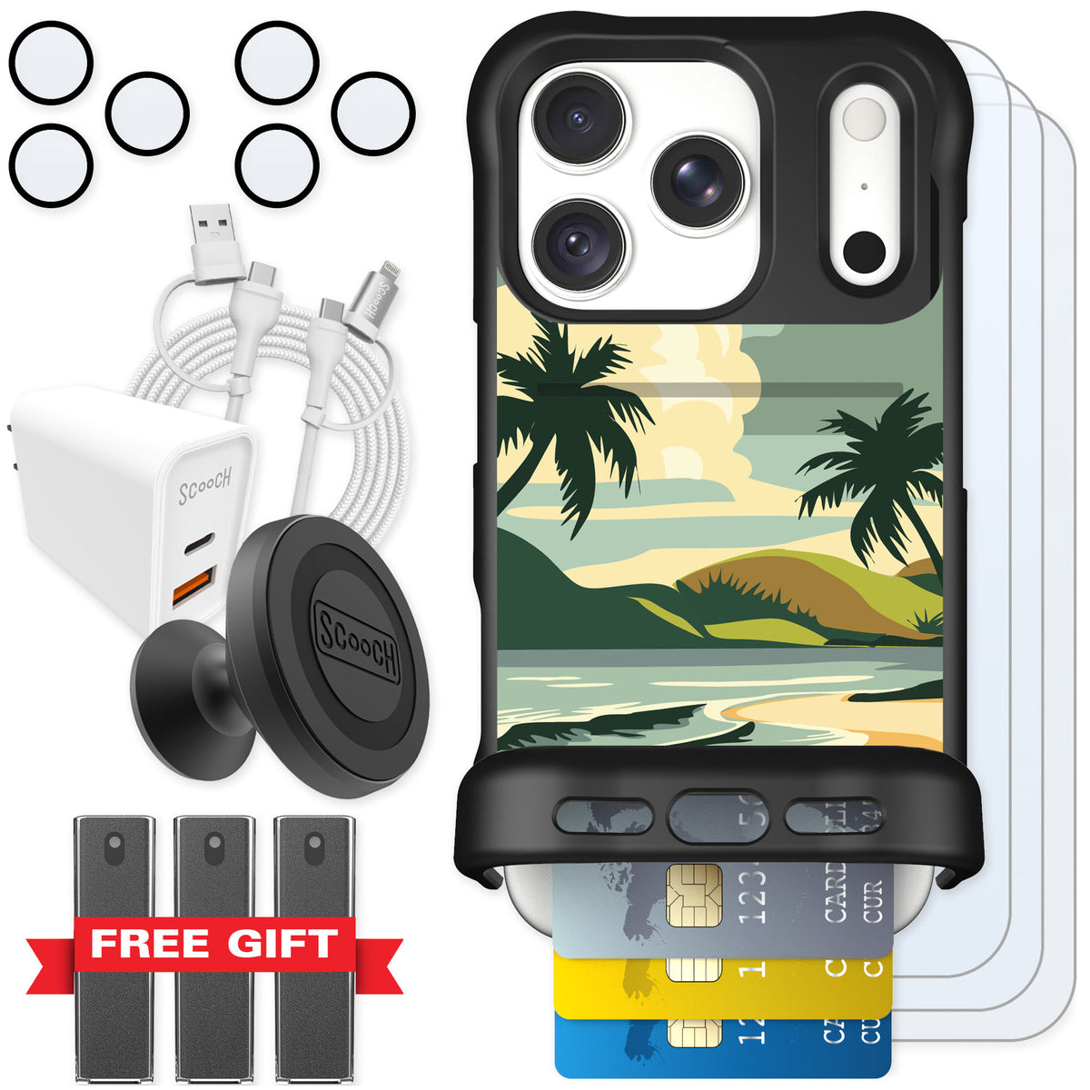 Scooch Wingmate Paradise Cove for iPhone 18 Pro β Ultimate Bundle