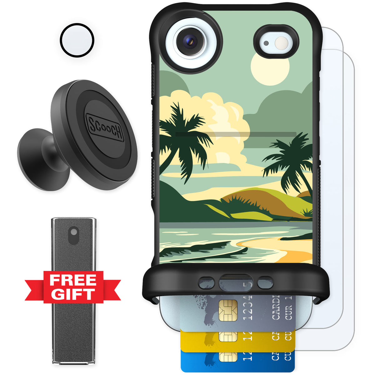 Scooch Wingmate Paradise Cove for iPhone Air β Defender Bundle