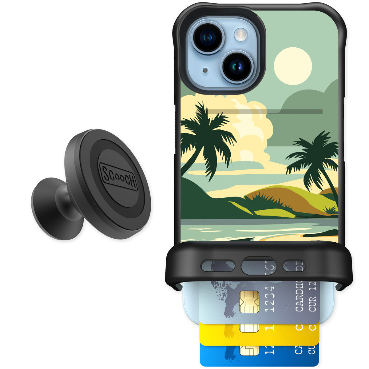 Scooch Wingmate Paradise Cove for iPhone 15 β Starter Bundle