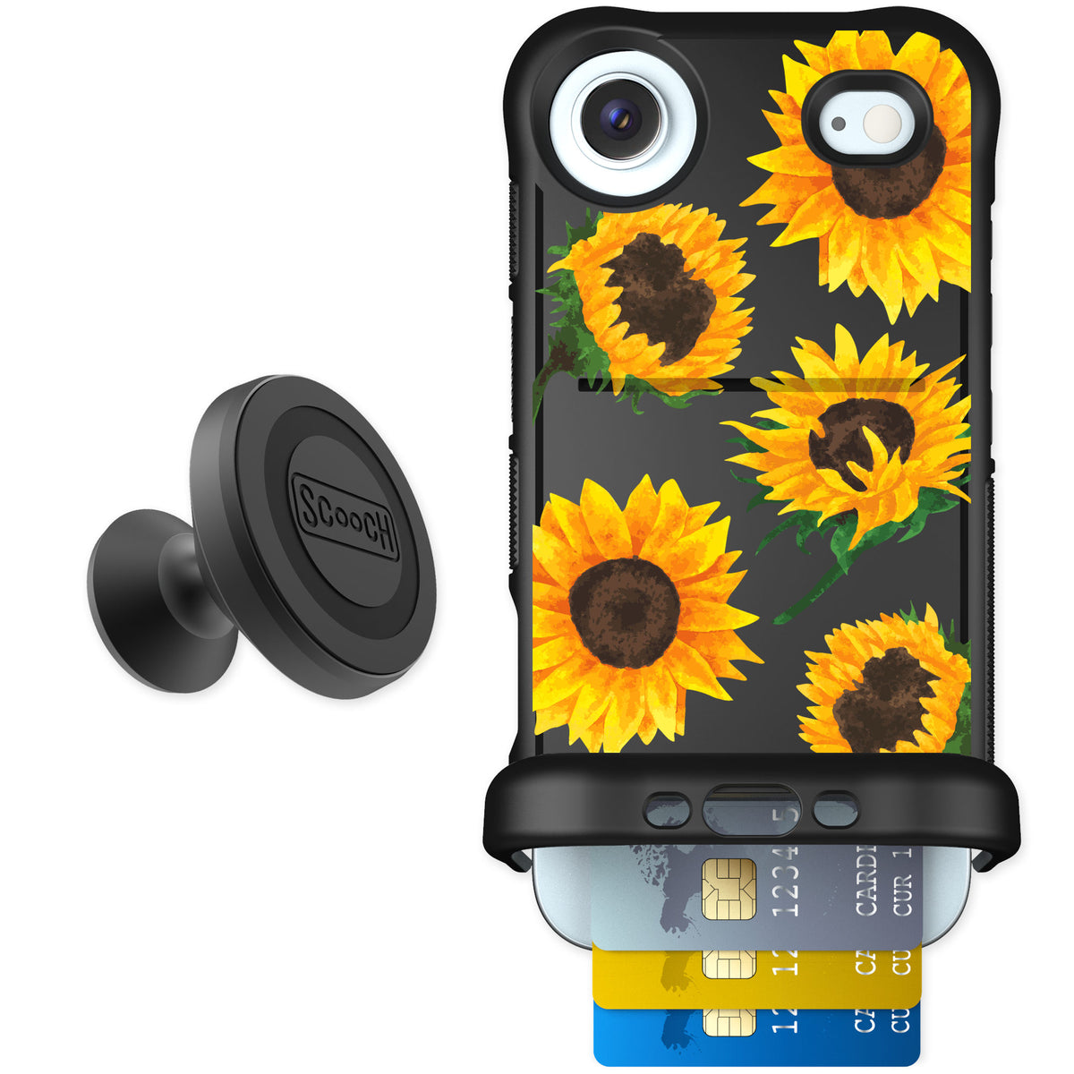 Scooch Wingmate Sunflower Frenzy for iPhone Air β Starter Bundle