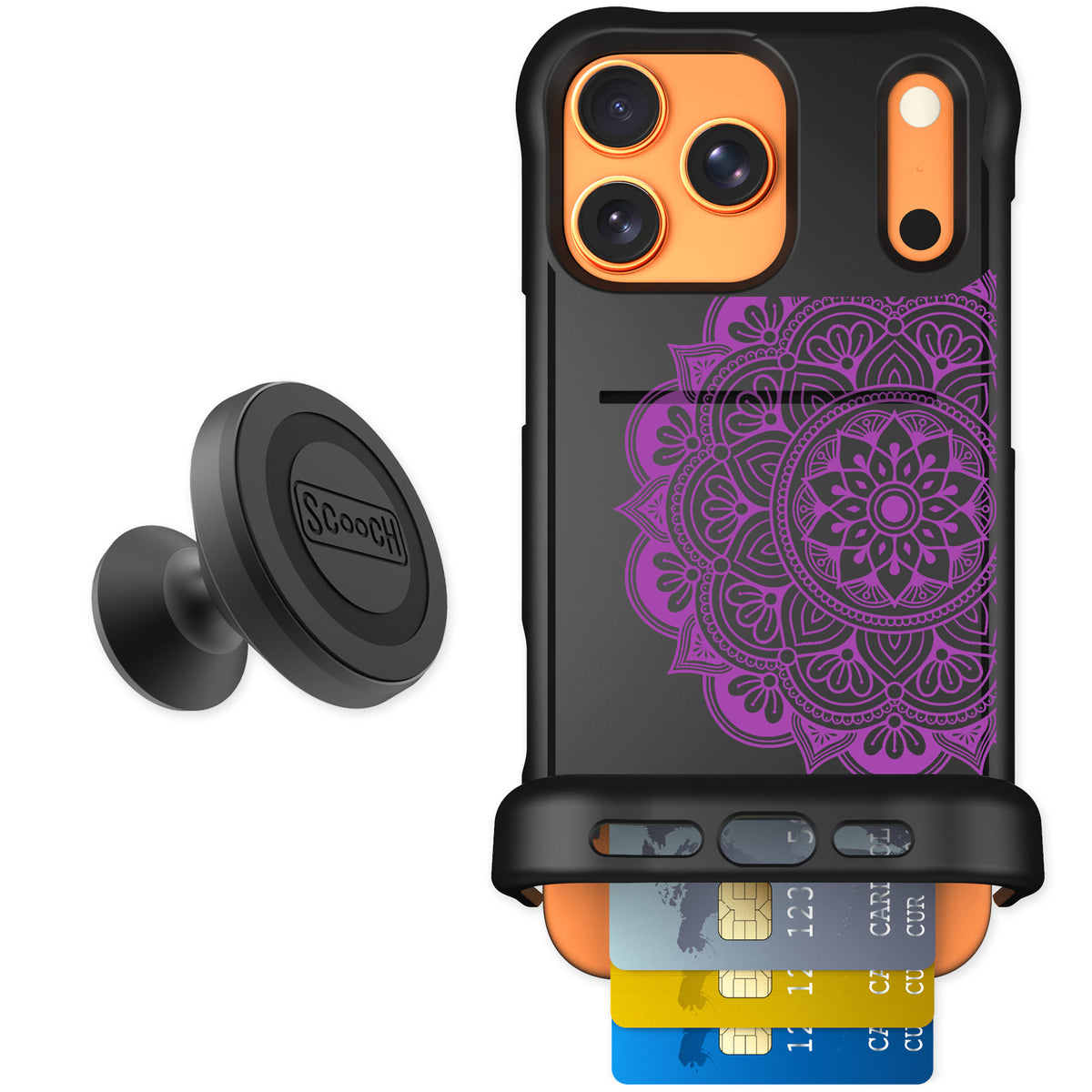 Scooch Wingmate Mandala Dreams for iPhone 17 Pro Max — Starter Bundle