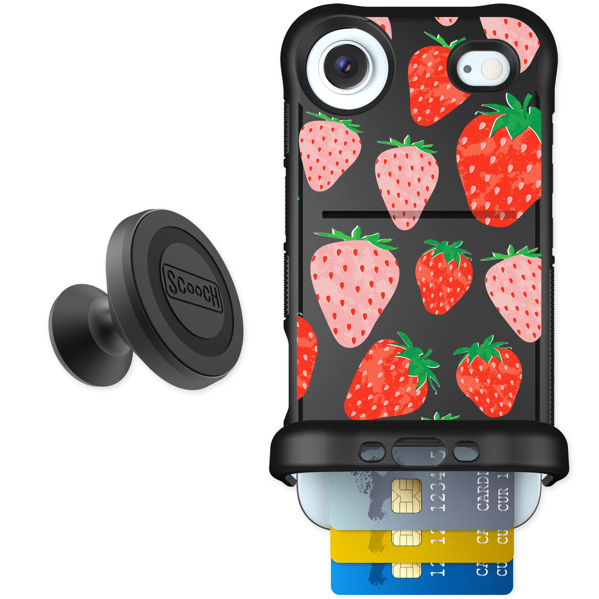 Scooch Wingmate Strawberry Fields for iPhone Air — Starter Bundle