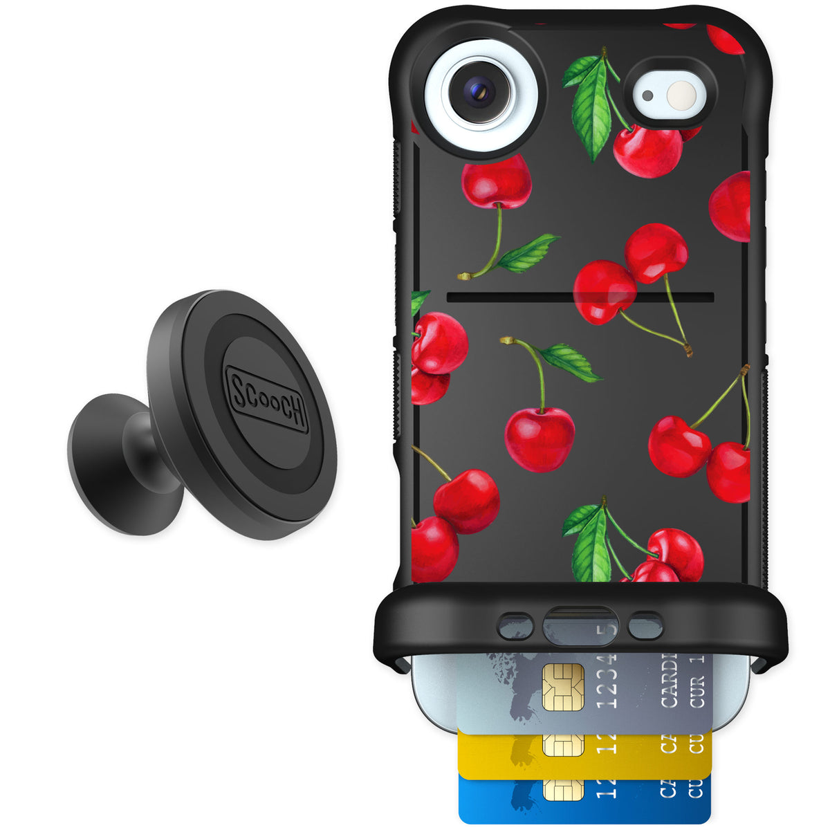 Scooch Wingmate Very Cherry for iPhone Air — Starter Bundle