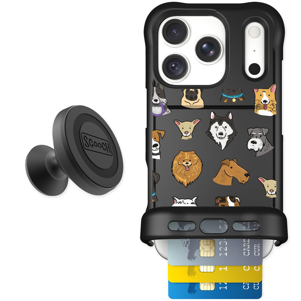 Scooch Wingmate Dog Squad for iPhone 18 Pro — Starter Bundle