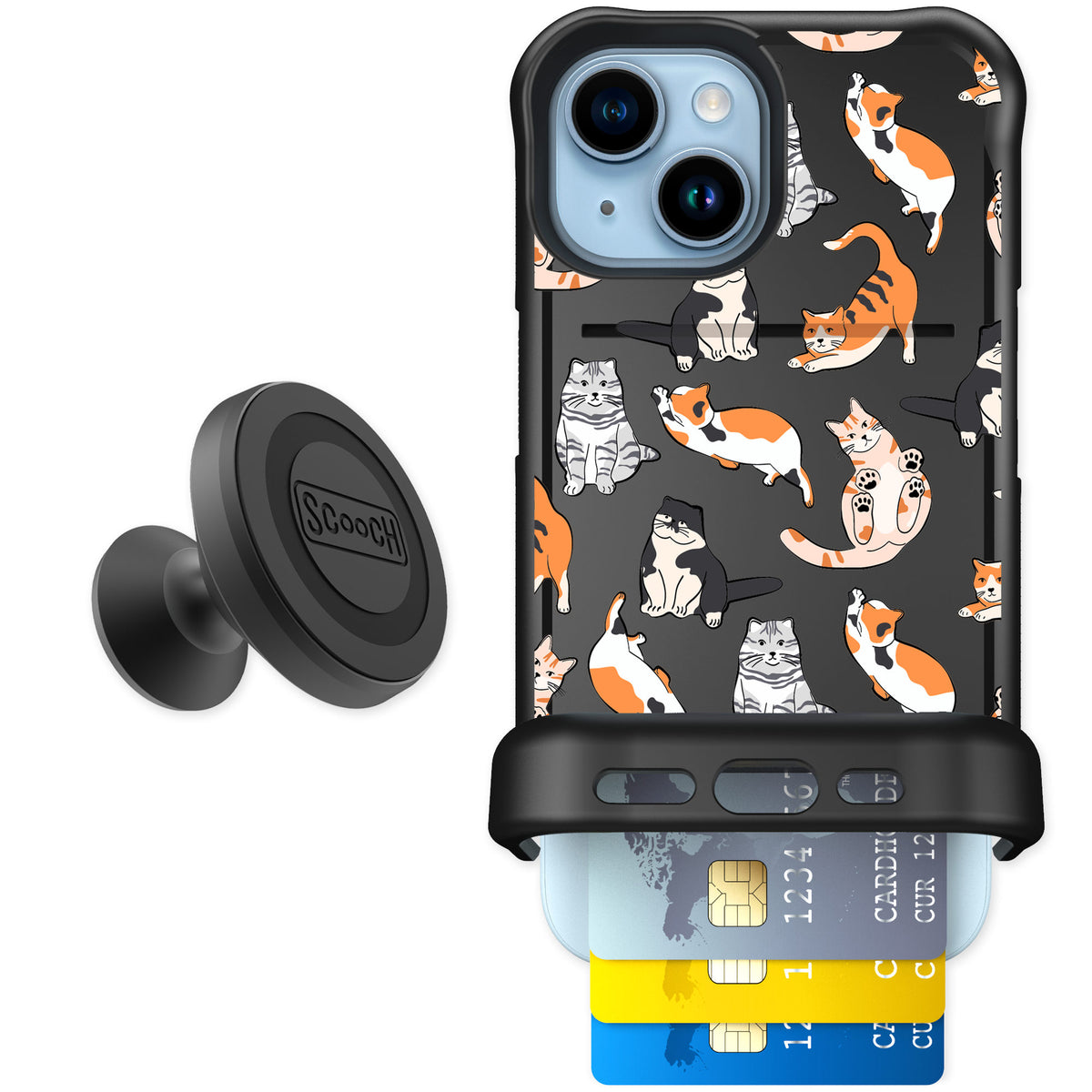 Scooch Wingmate Kitty Crew for iPhone 15 — Starter Bundle