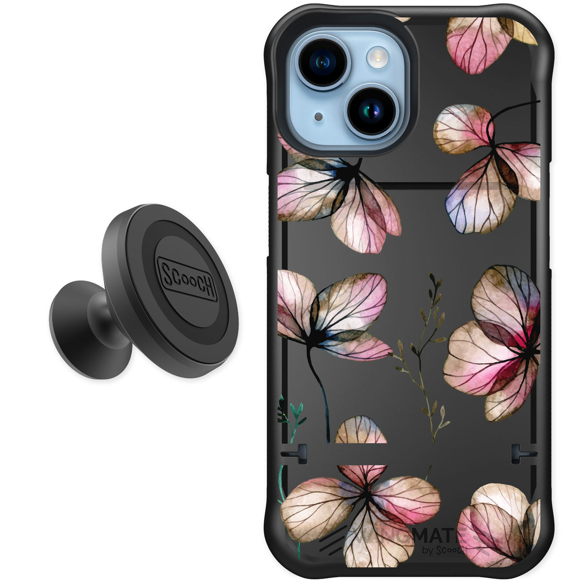 Scooch Wingmate Dried Flowers for iPhone 15 — Starter Bundle