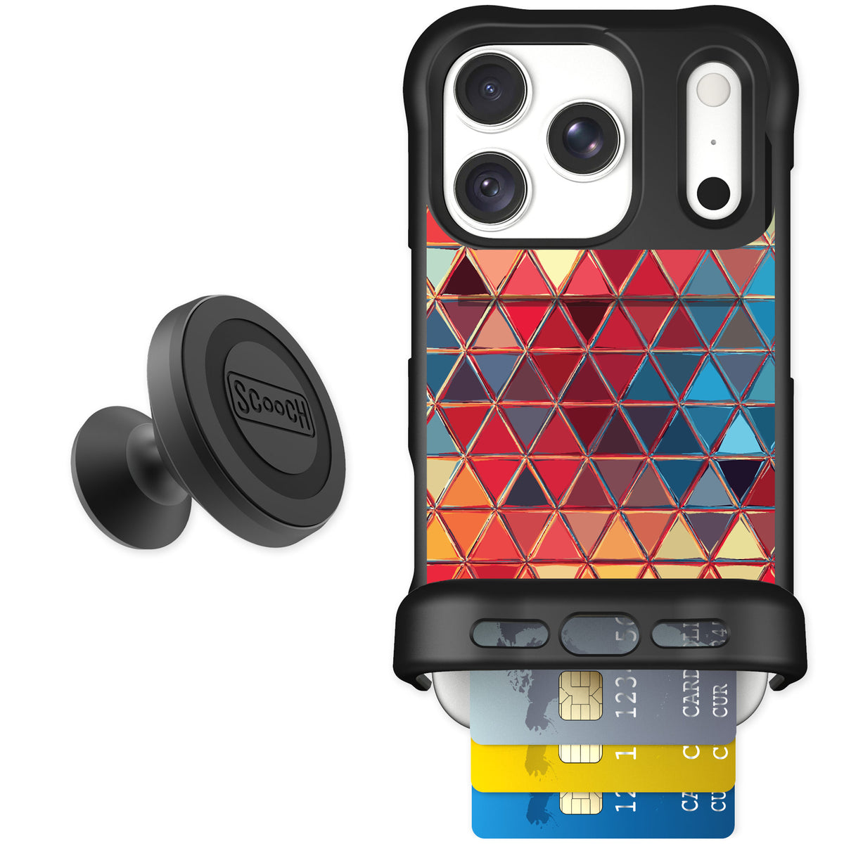Scooch Wingmate Festive Glass for iPhone 18 Pro — Starter Bundle