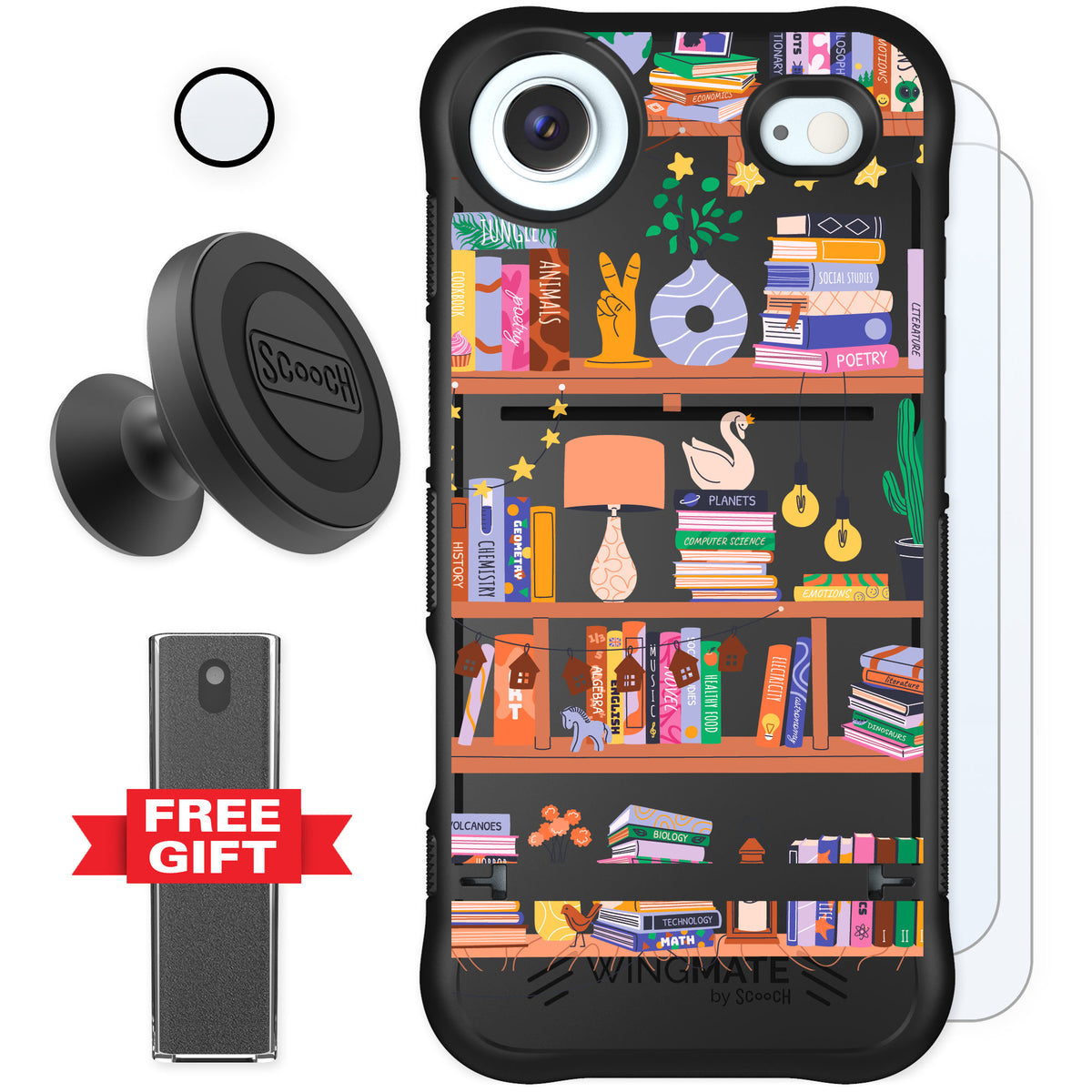 Scooch Wingmate Little Library for iPhone Air — Defender Bundle