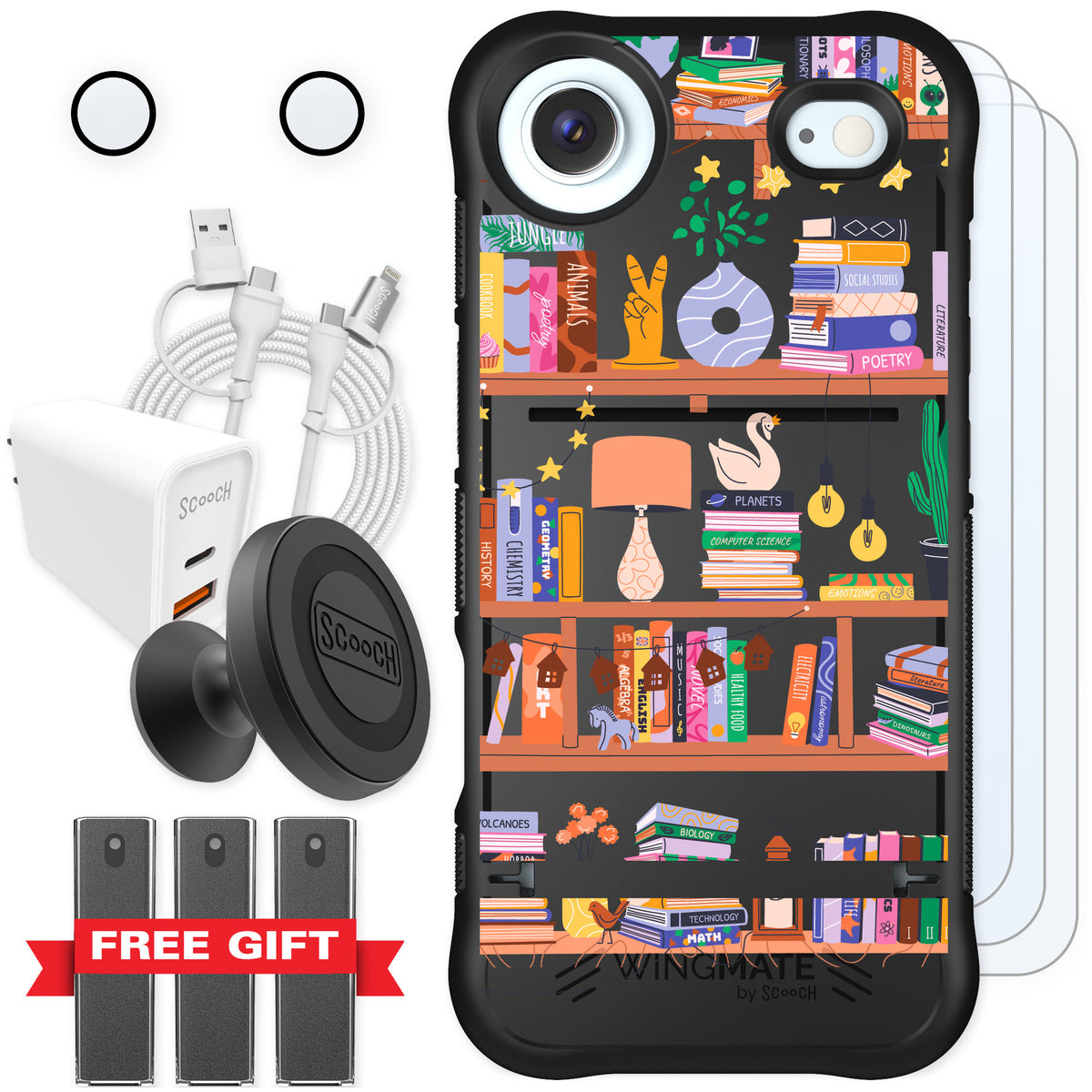 Scooch Wingmate Little Library for iPhone Air — Ultimate Bundle