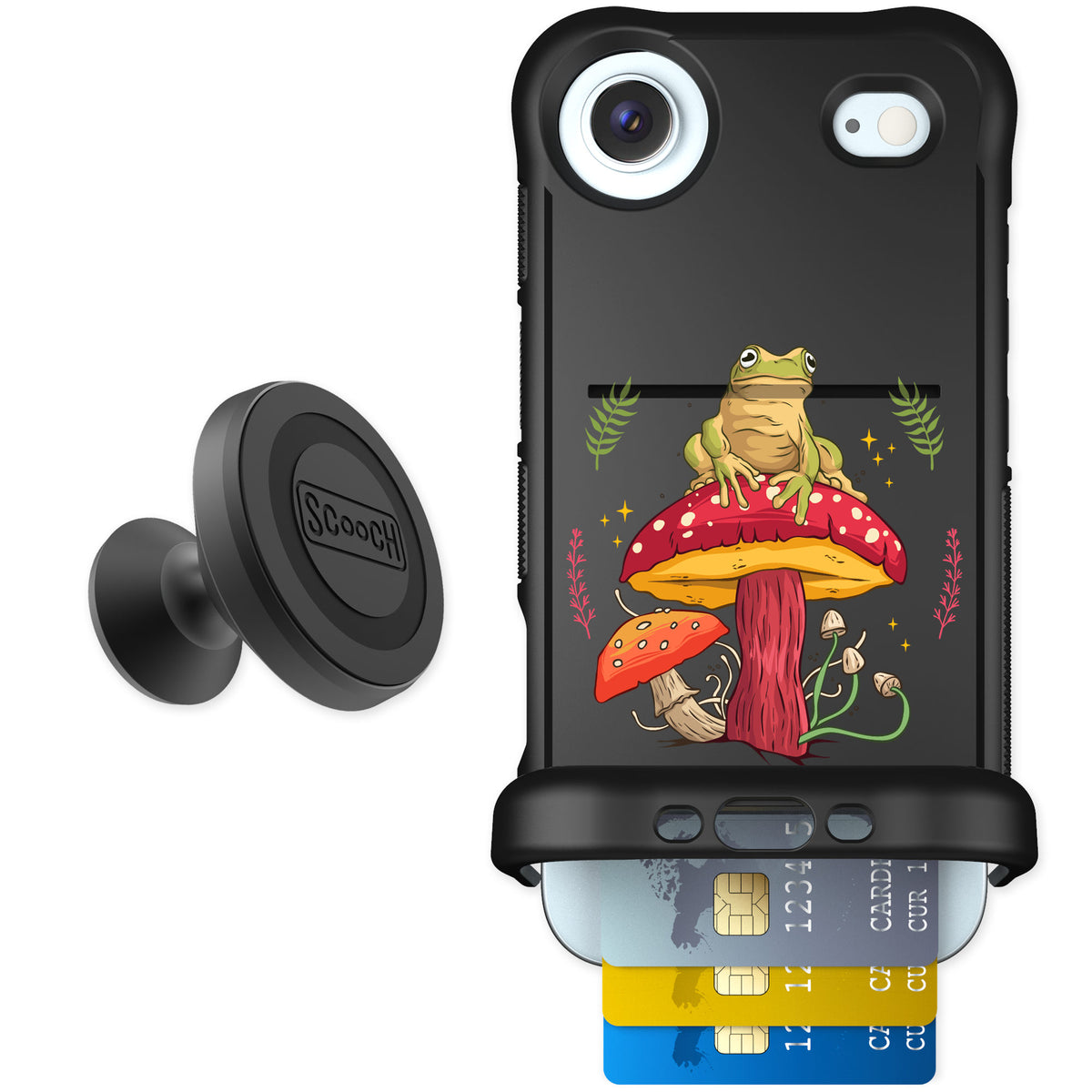Scooch Wingmate Toadstool Frog for iPhone Air — Starter Bundle