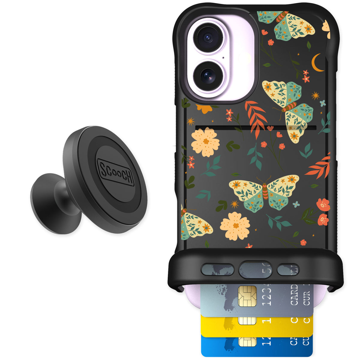 Scooch Wingmate Boho Nights for iPhone 17 — Starter Bundle