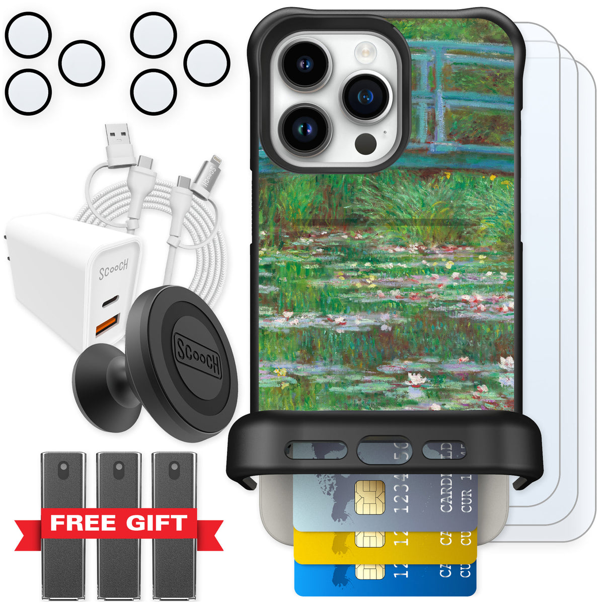 Scooch Wingmate Japanese Footbridge for iPhone 15 Pro Max β Ultimate Bundle