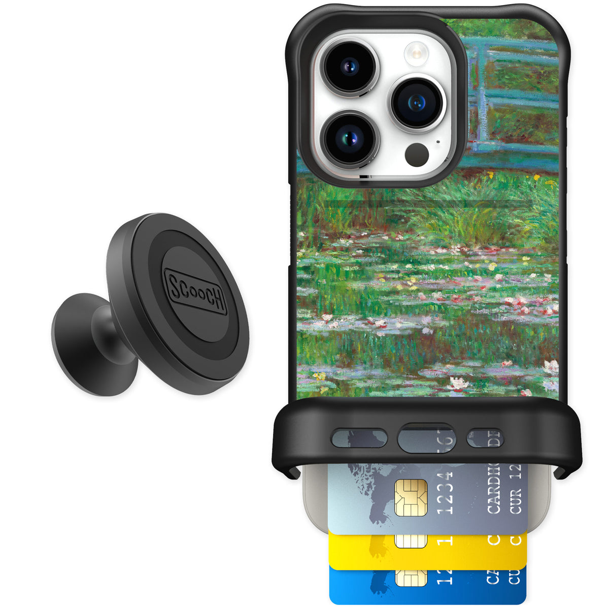 Scooch Wingmate Japanese Footbridge for iPhone 15 Pro β Starter Bundle