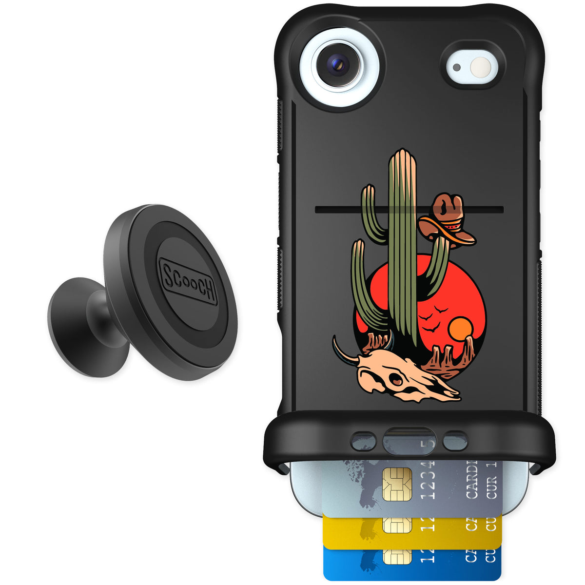 Scooch Wingmate Cactus Flash for iPhone Air — Starter Bundle