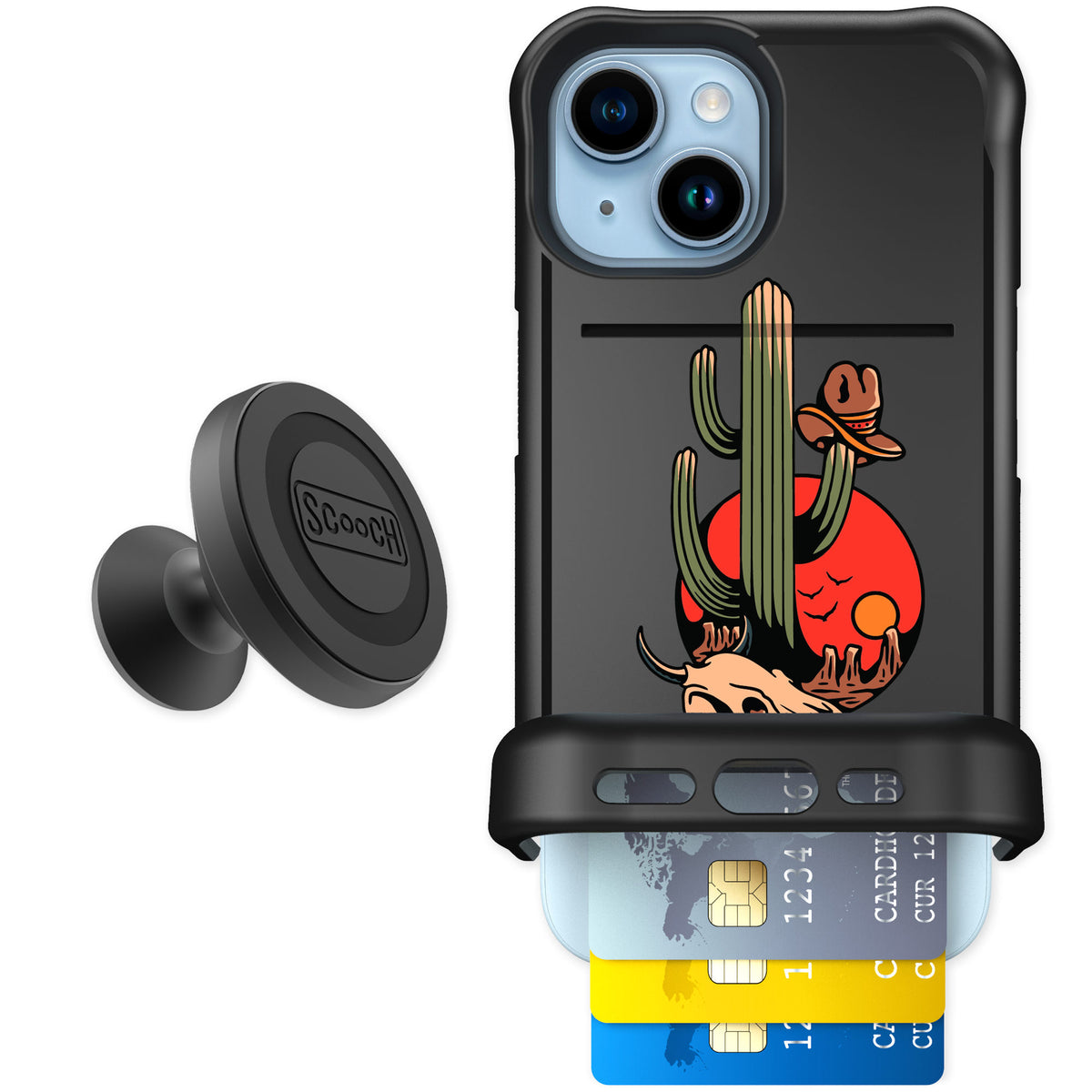 Scooch Wingmate Cactus Flash for iPhone 15 — Starter Bundle