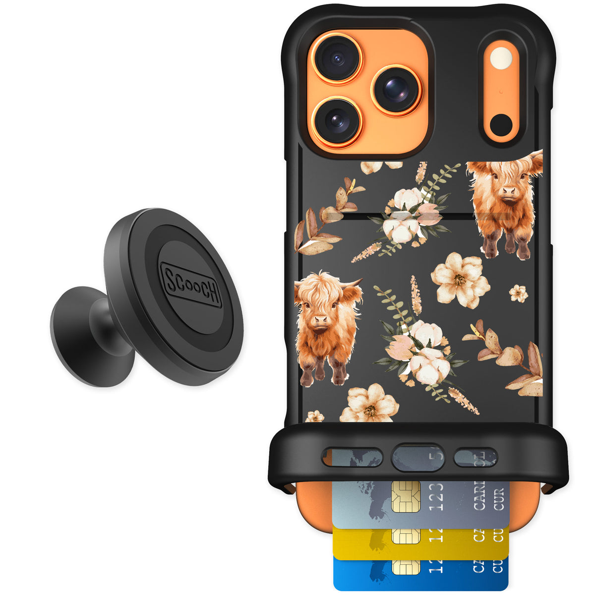 Scooch Wingmate Baby Cow for iPhone 17 Pro Max β Starter Bundle