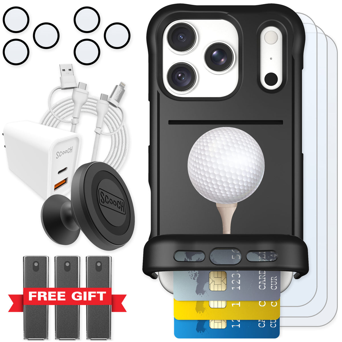 Scooch Wingmate Tee Time for iPhone 18 Pro β Ultimate Bundle
