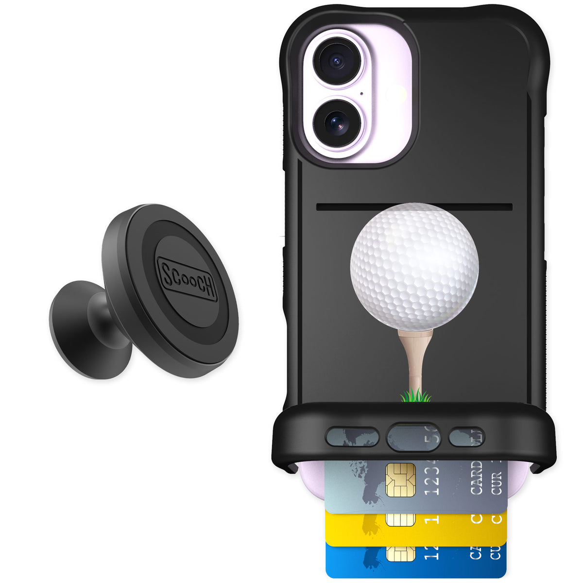 Scooch Wingmate Tee Time for iPhone 17 β Starter Bundle
