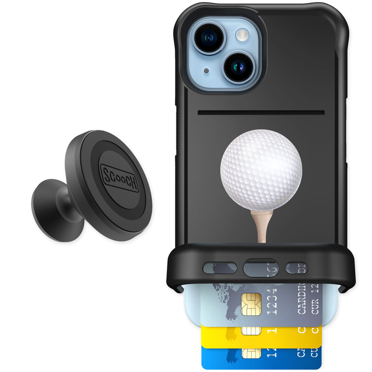 Scooch Wingmate Tee Time for iPhone 15 β Starter Bundle