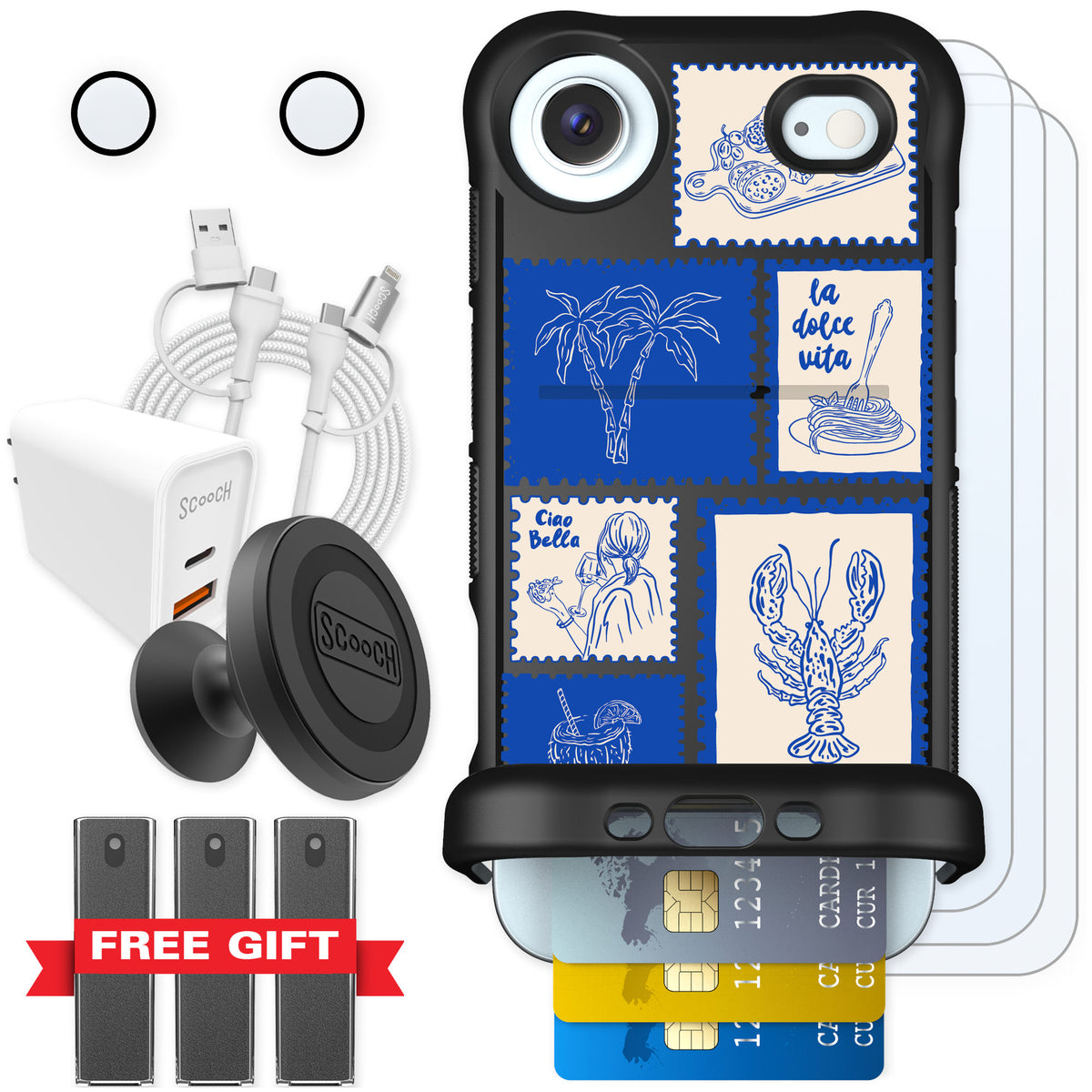 Scooch Wingmate Euro Summer for iPhone Air — Ultimate Bundle