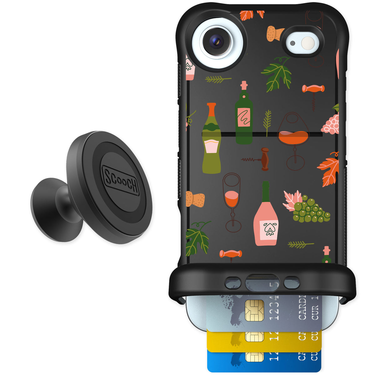 Scooch Wingmate Vino Vibes for iPhone Air — Starter Bundle