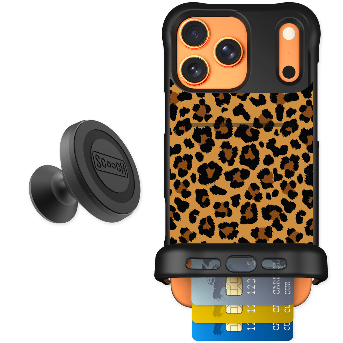 Scooch Wingmate Fierce Feline for iPhone 17 Pro Max — Starter Bundle