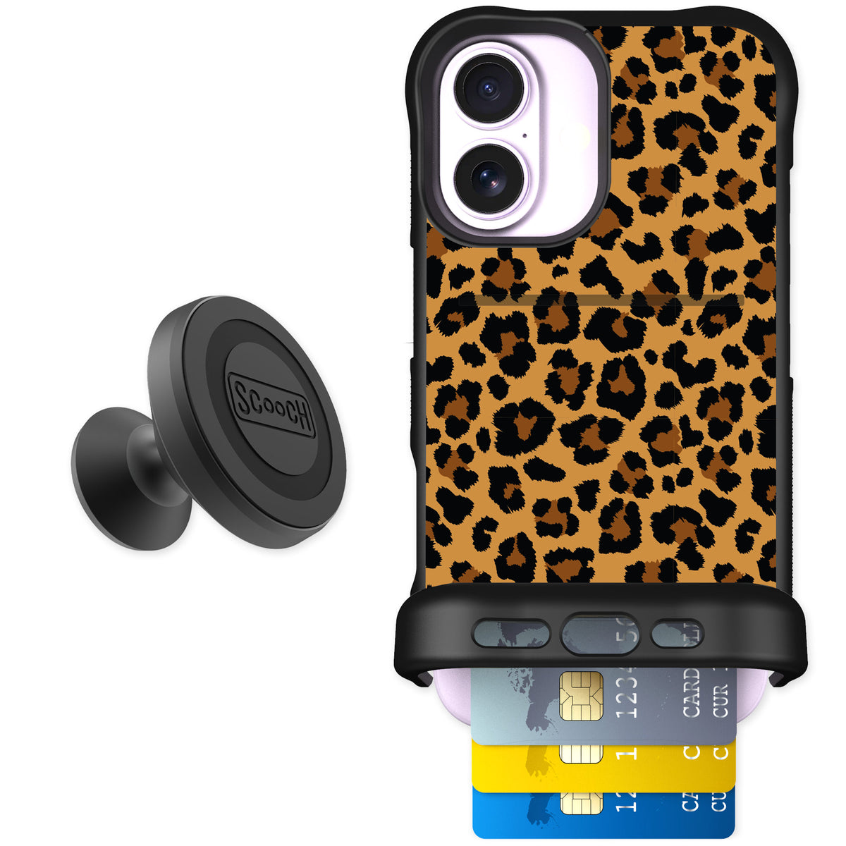 Scooch Wingmate Fierce Feline for iPhone 17 — Starter Bundle