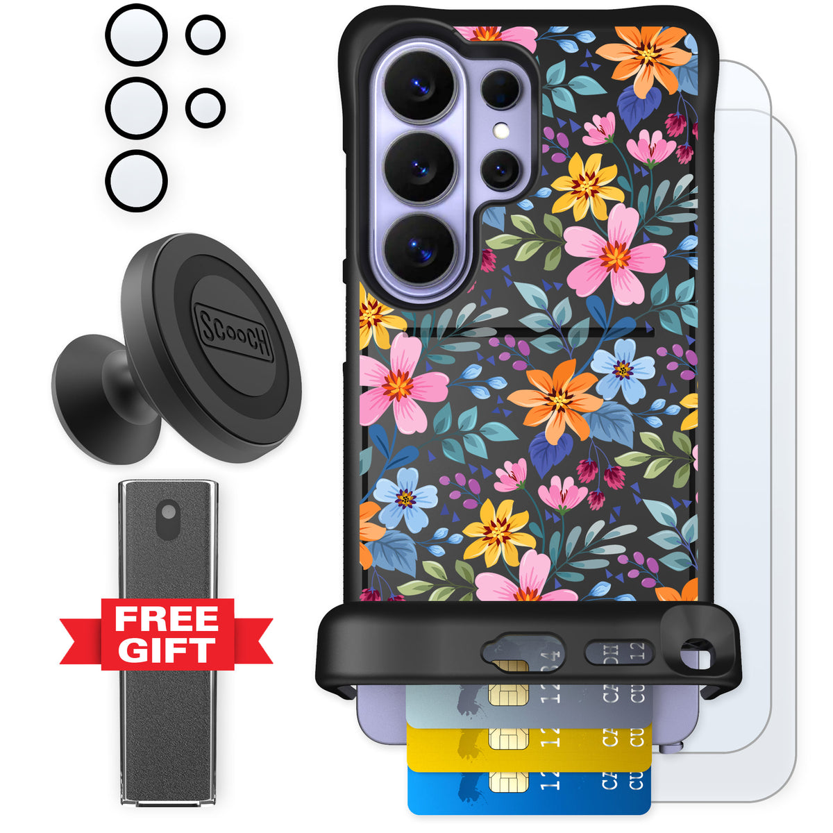 Scooch Wingmate Full Bloom for Galaxy S26 Ultra — Defender Bundle