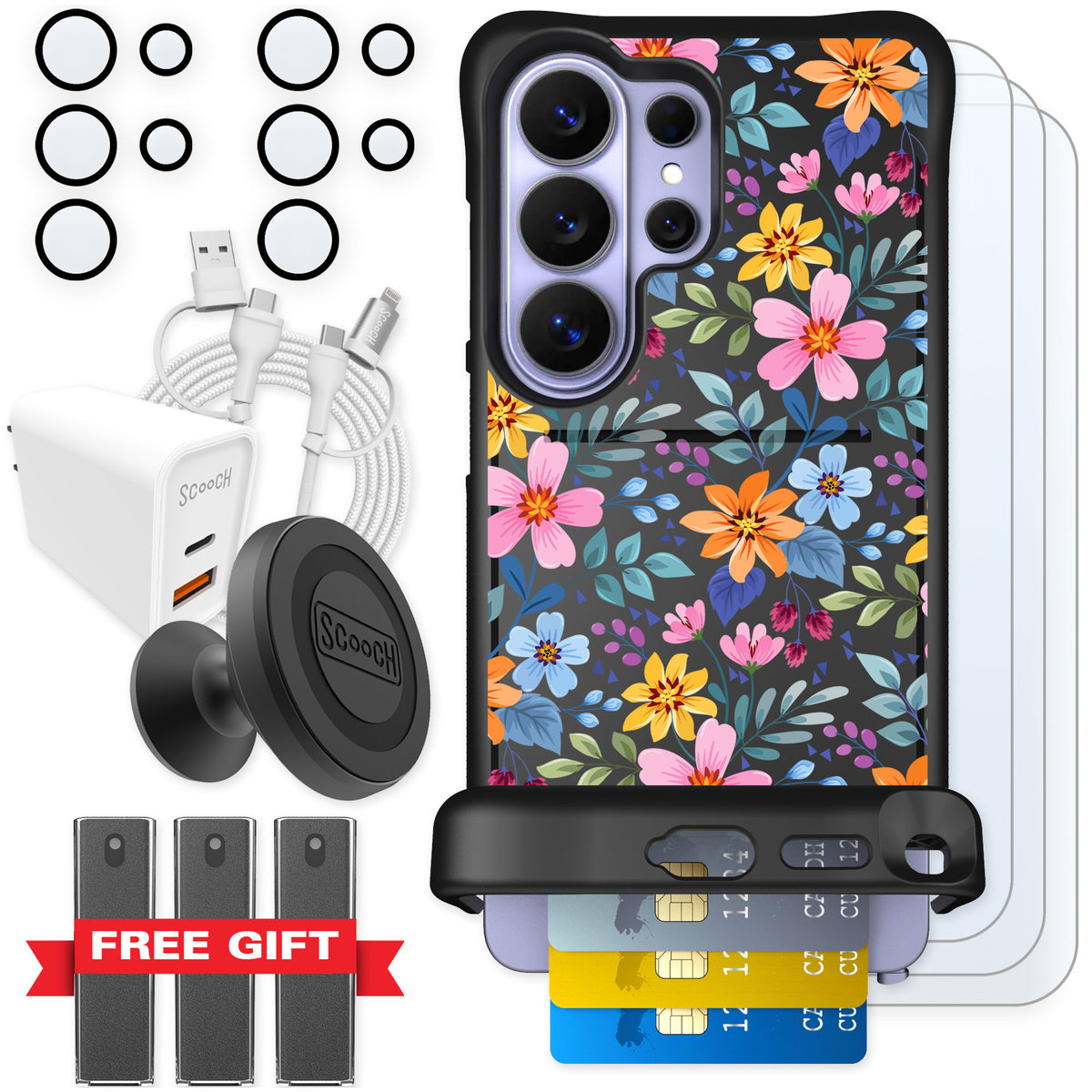 Scooch Wingmate Full Bloom for Galaxy S26 Ultra — Ultimate Bundle