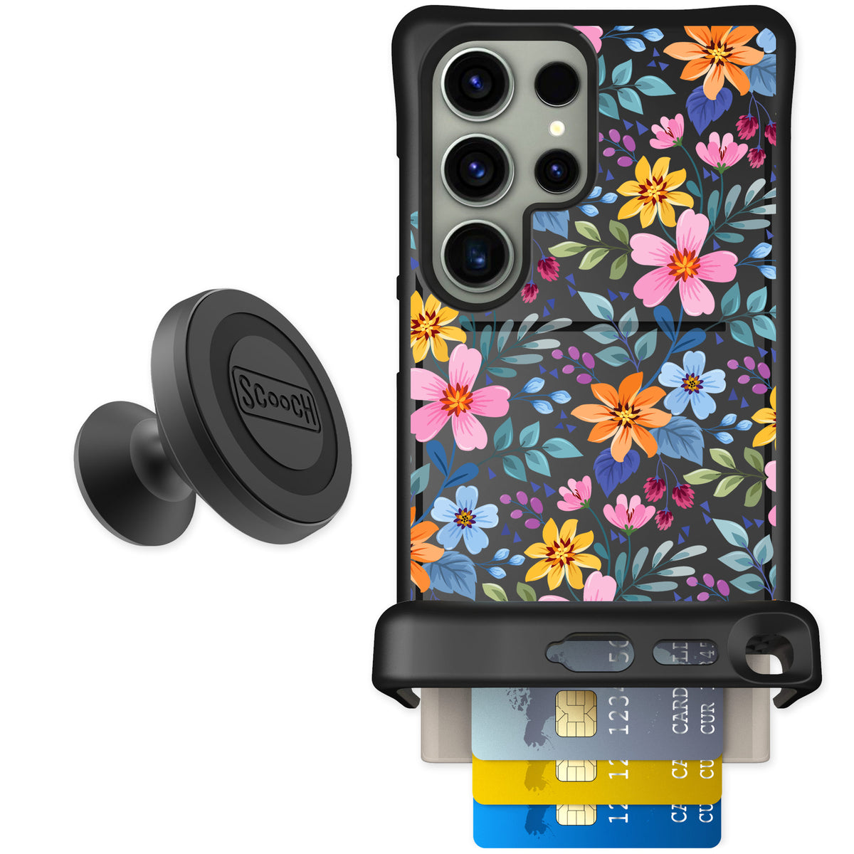 Scooch Wingmate Full Bloom for Galaxy S24 Ultra — Starter Bundle