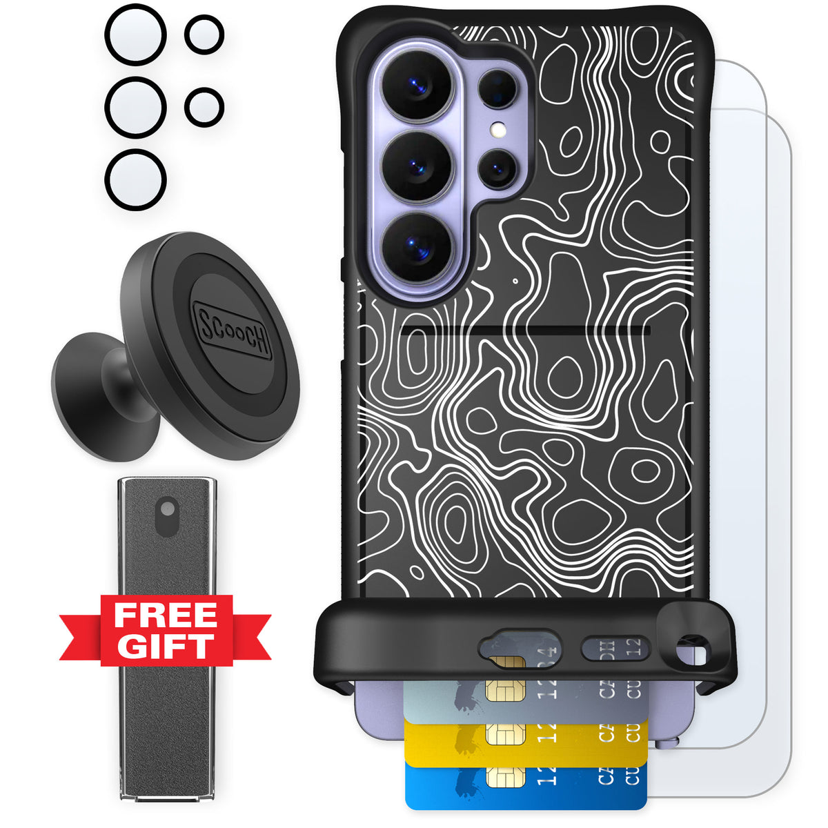 Scooch Wingmate Topography for Galaxy S26 Ultra — Defender Bundle
