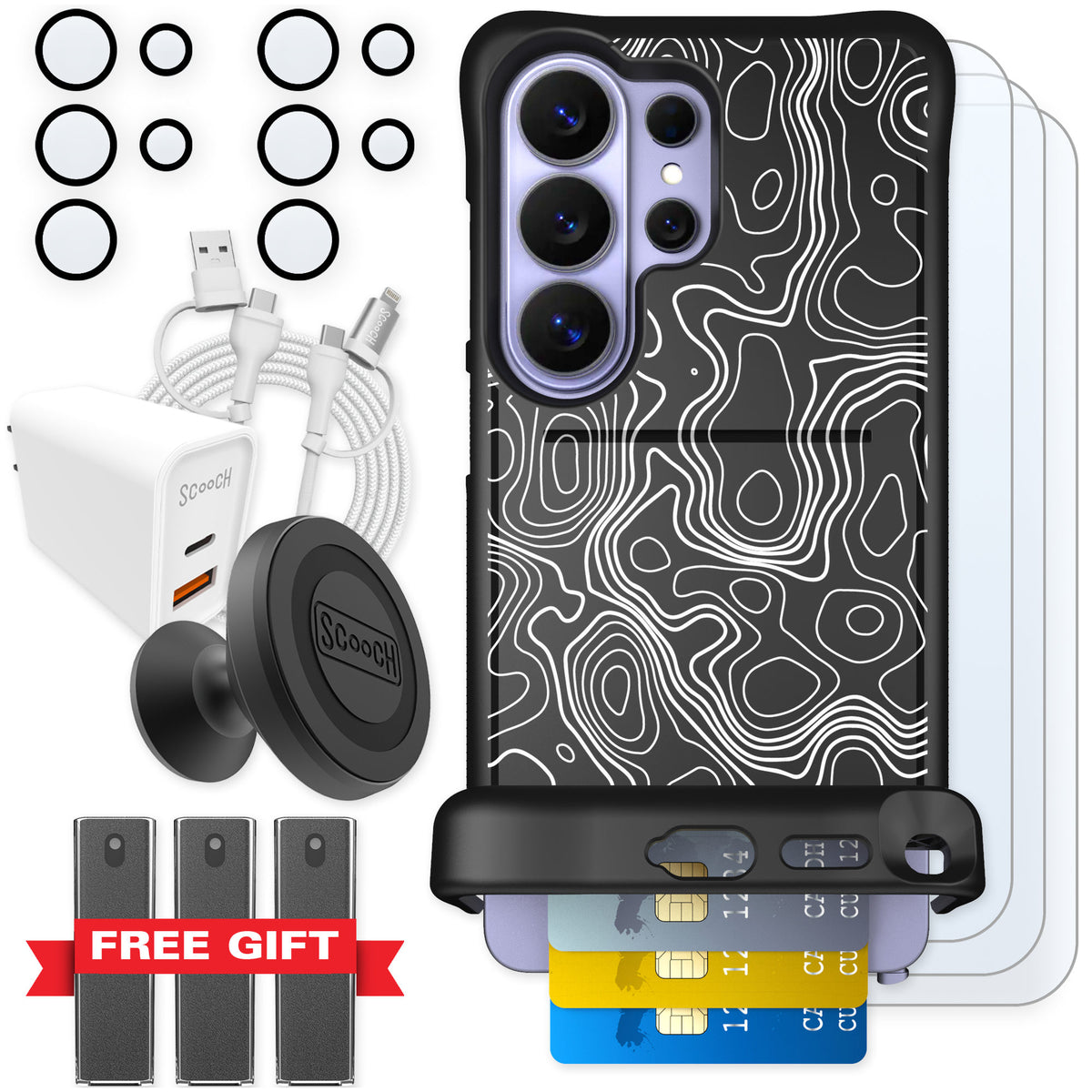 Scooch Wingmate Topography for Galaxy S26 Ultra — Ultimate Bundle