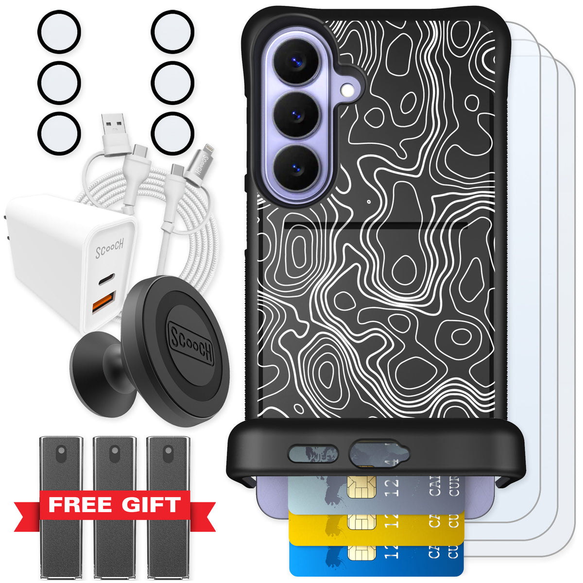 Scooch Wingmate Topography for Galaxy S26+ — Ultimate Bundle