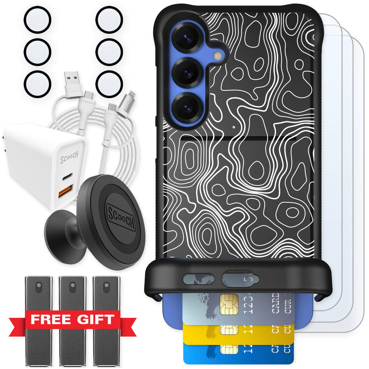Scooch Wingmate Topography for Galaxy S25+ — Ultimate Bundle