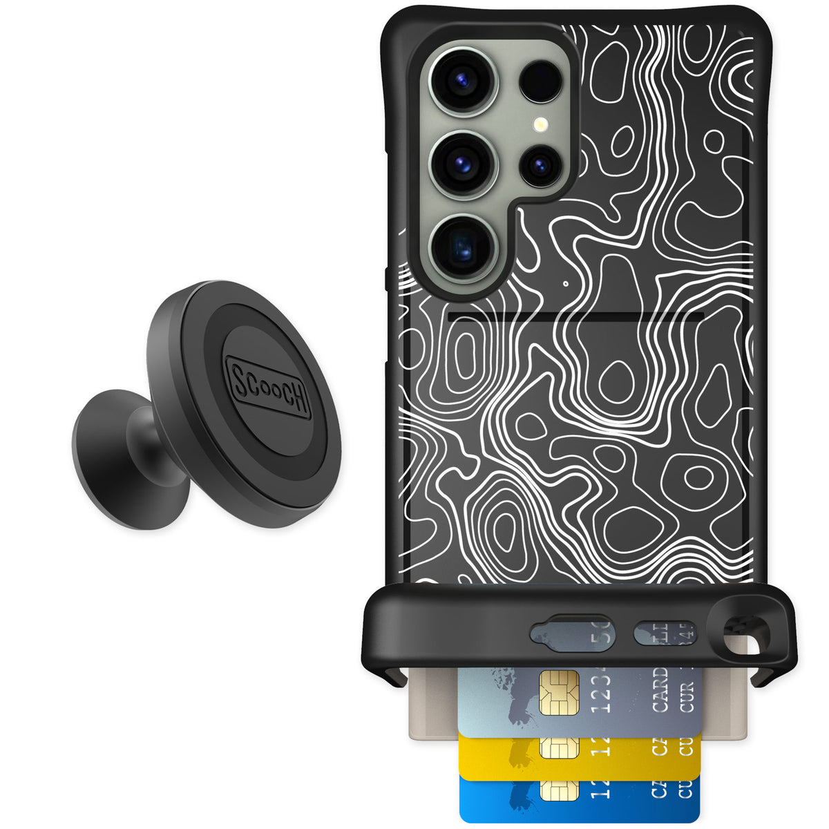 Scooch Wingmate Topography for Galaxy S24 Ultra — Starter Bundle