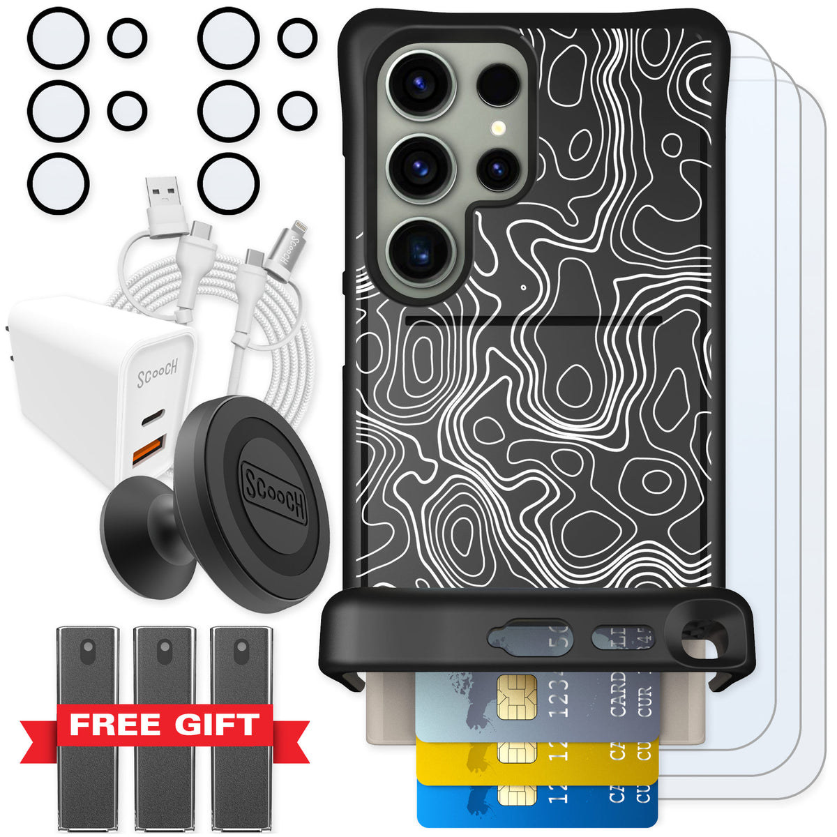 Scooch Wingmate Topography for Galaxy S24 Ultra — Ultimate Bundle