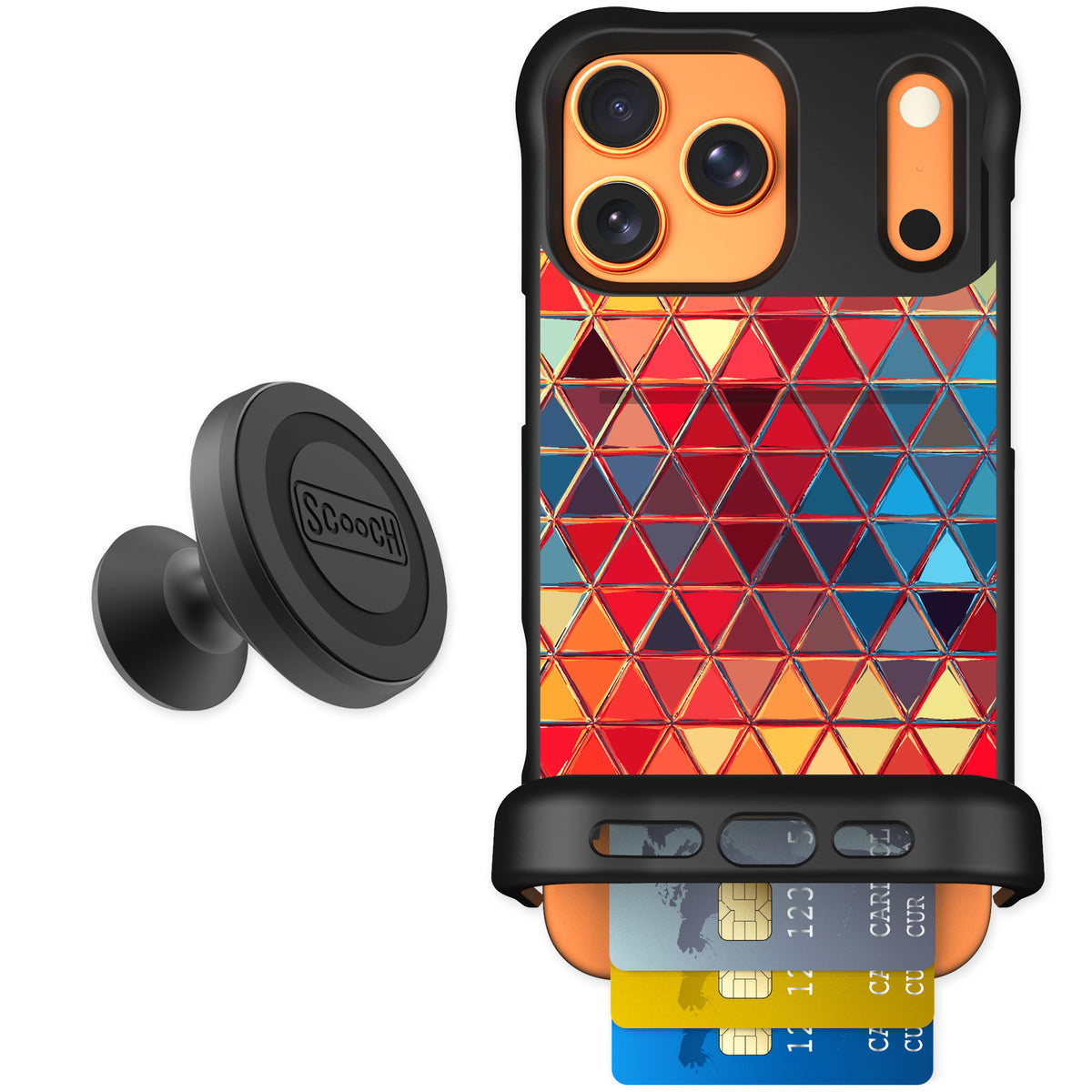 Scooch Wingmate Festive Glass for iPhone 17 Pro Max — Starter Bundle