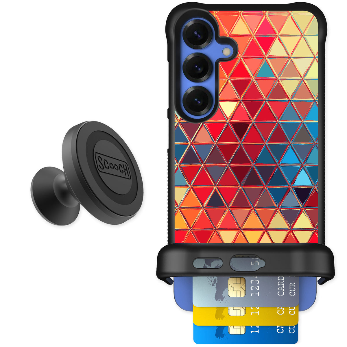 Scooch Wingmate Festive Glass for Galaxy S25+ — Starter Bundle