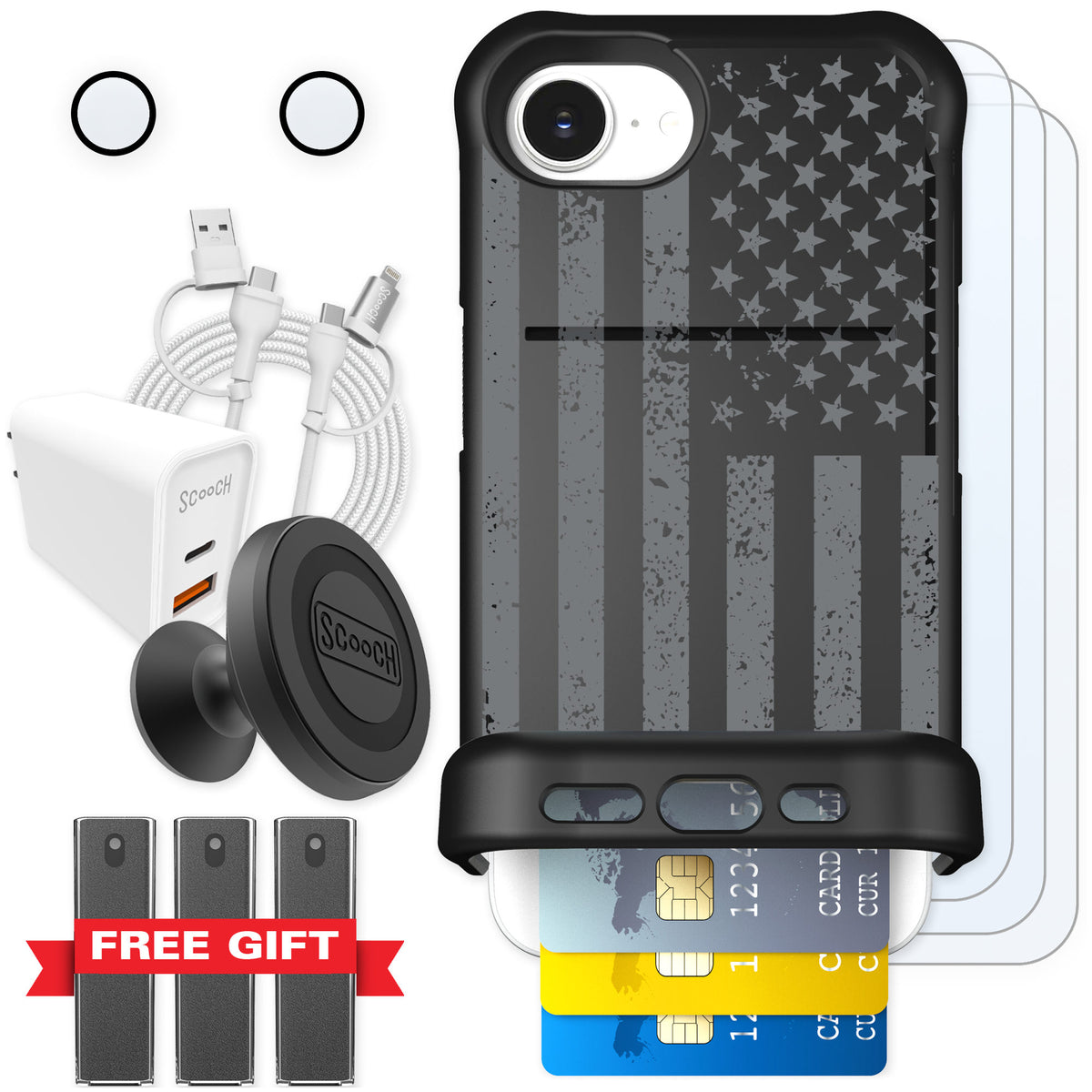 Scooch Wingmate Weathered Glory for iPhone 16e β Ultimate Bundle