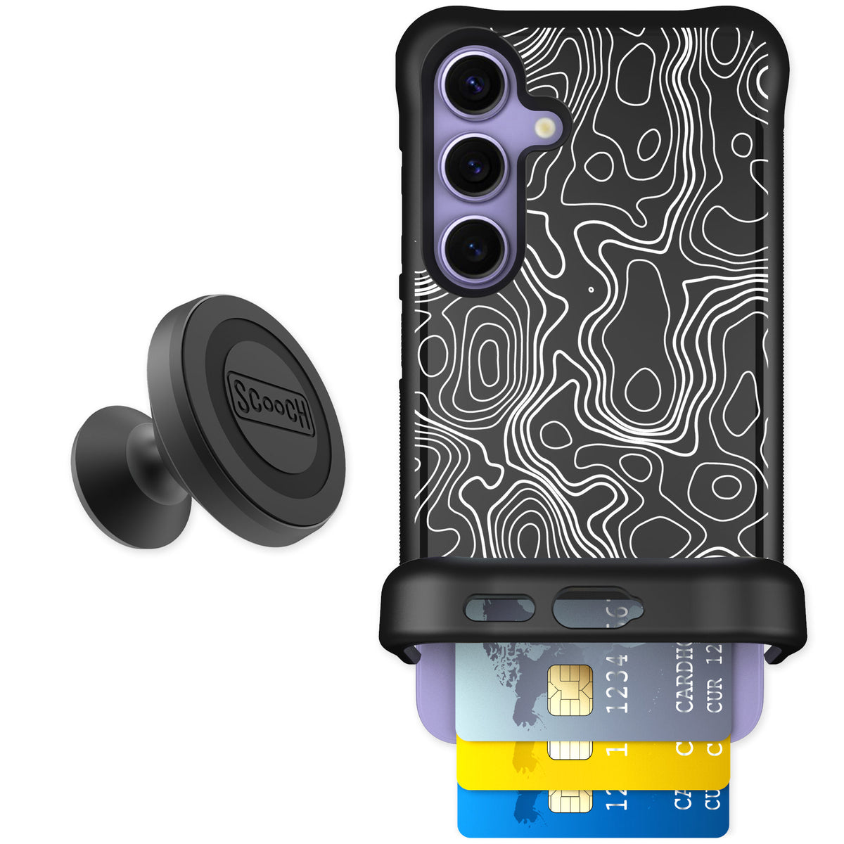 Scooch Wingmate Topography for Galaxy S24 — Starter Bundle