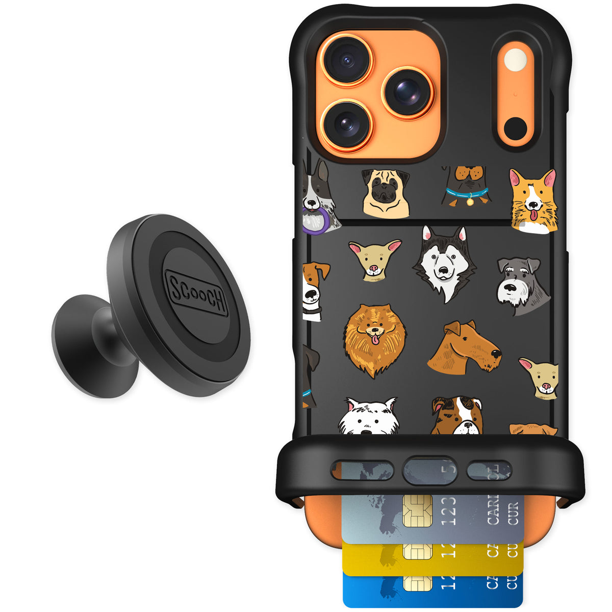 Scooch Wingmate Dog Squad for iPhone 17 Pro Max — Starter Bundle
