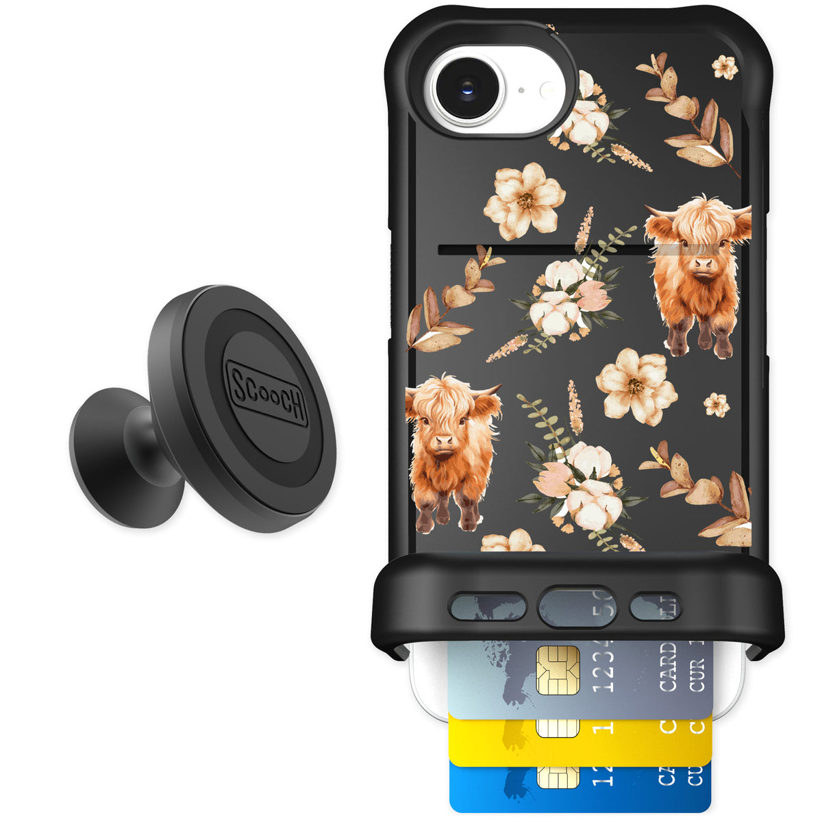 Scooch Wingmate Baby Cow for iPhone 16e β Starter Bundle