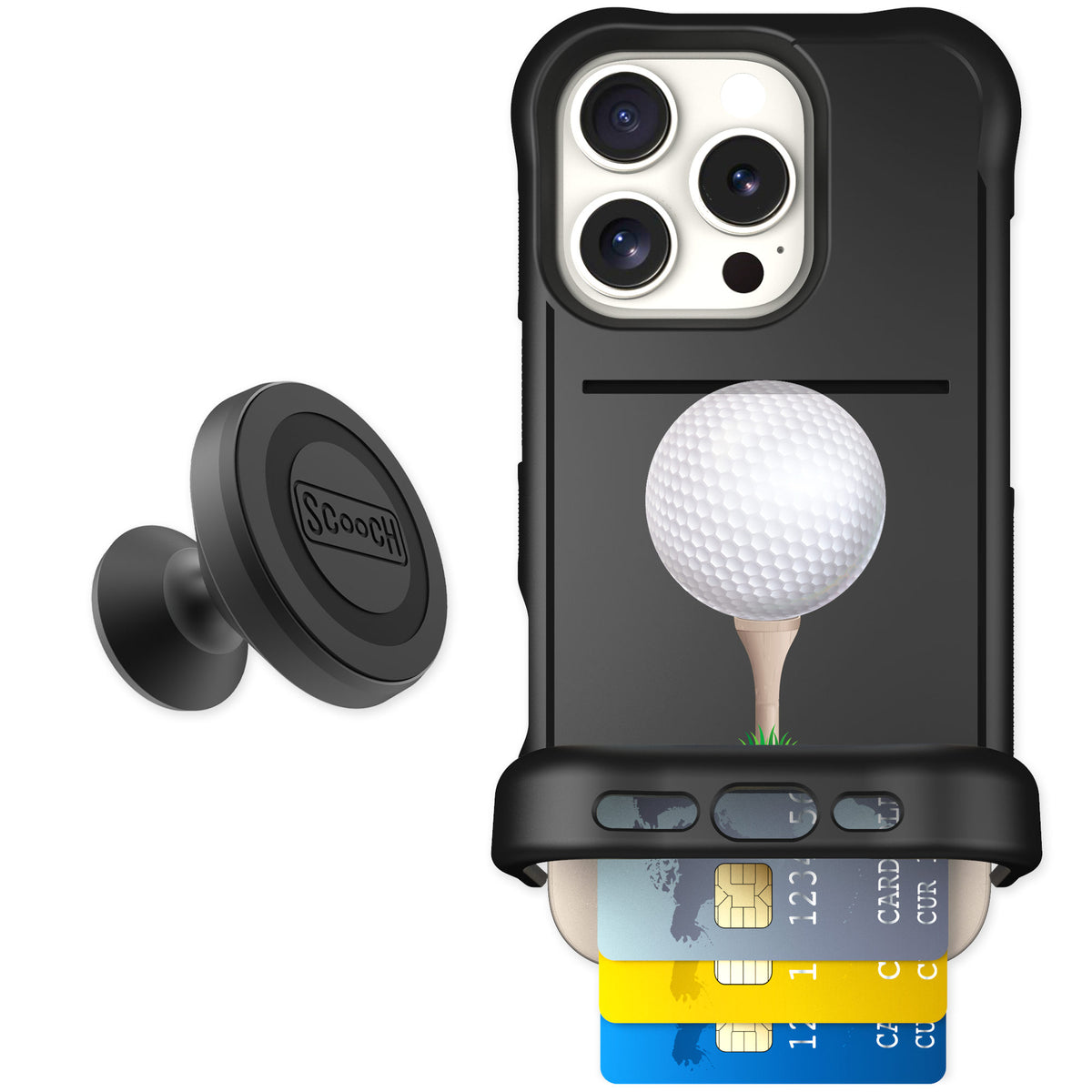 Scooch Wingmate Tee Time for iPhone 16 Pro β Starter Bundle