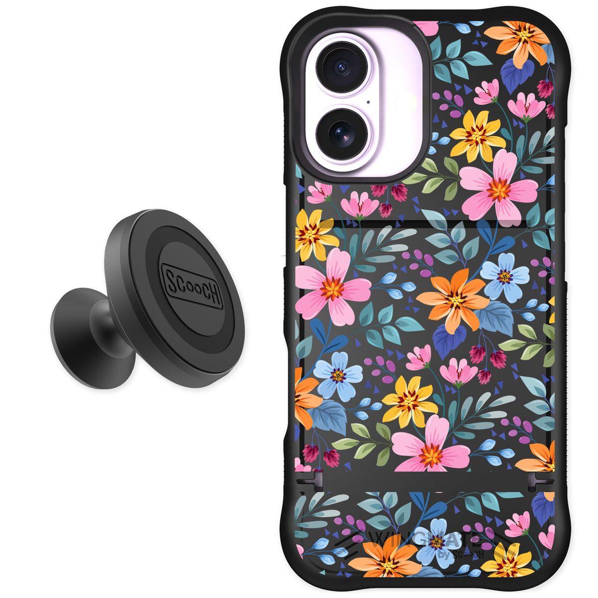 Scooch Wingmate Full Bloom for iPhone 17 — Starter Bundle