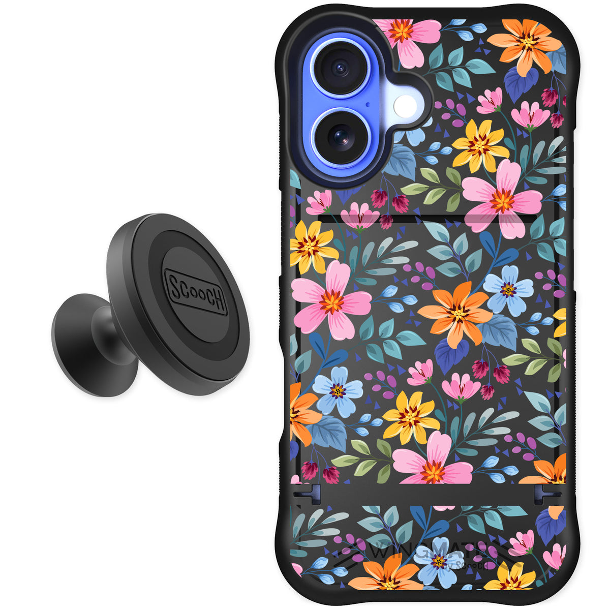 Scooch Wingmate Full Bloom for iPhone 16 — Starter Bundle