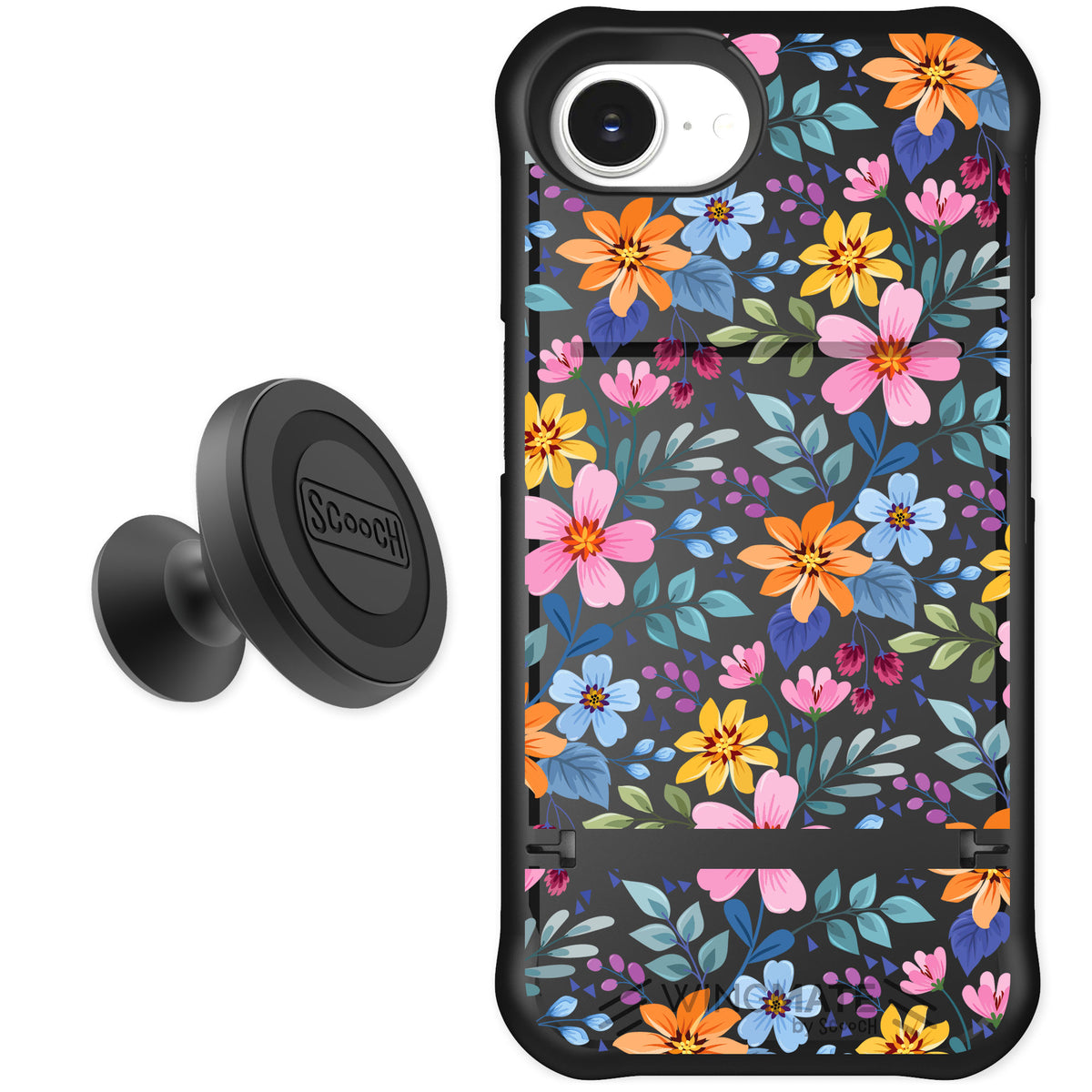Scooch Wingmate Full Bloom for iPhone 16e — Starter Bundle