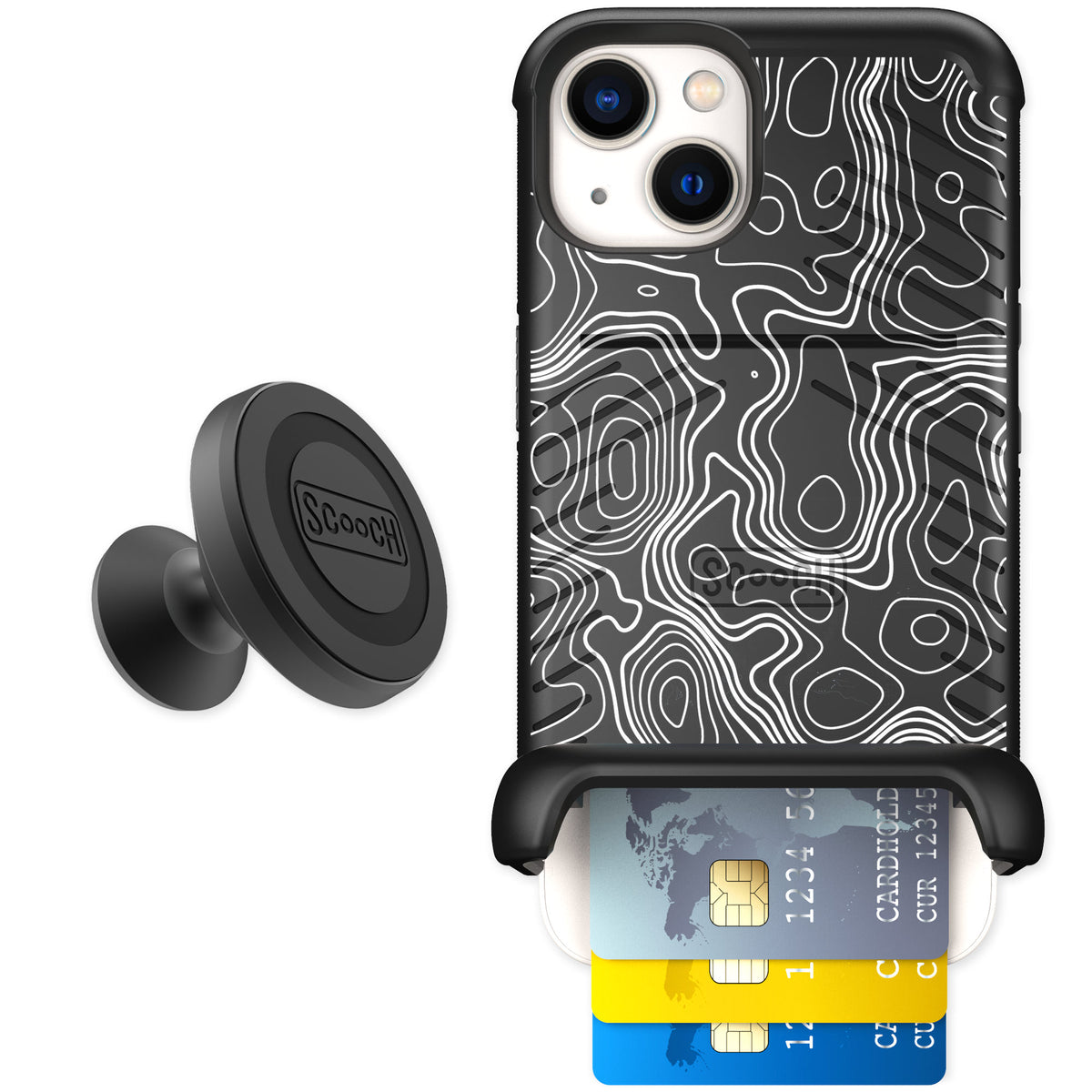 Scooch Wingmate Topography for iPhone 13 — Starter Bundle