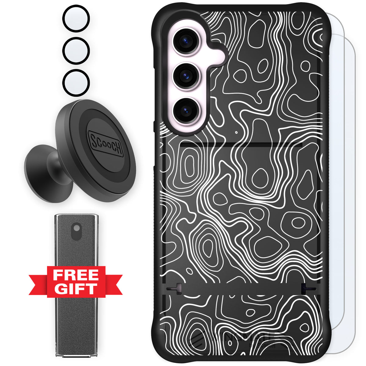 Scooch Wingmate Topography for Galaxy S24+ — Defender Bundle